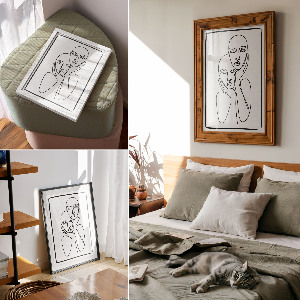 Poszter kép Híd a felhőkben