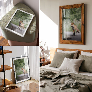 Poszter kép Madarak és a naplemente