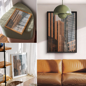 Retro plakát Dáliák