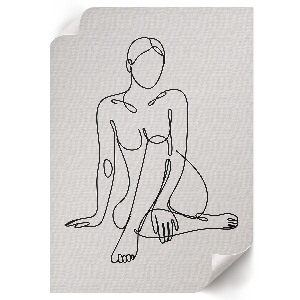 Retro poszter Ženy s perokresbou