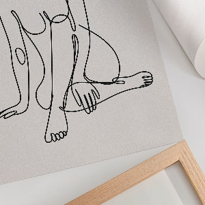 Retro poszter Ženy s perokresbou