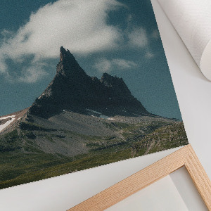 Retro plakát Horská majestátnost