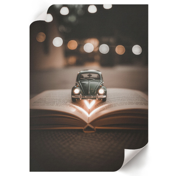 Retro poszter Kniha o dobrodružství