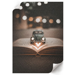 Retro poszter Kniha o dobrodružství