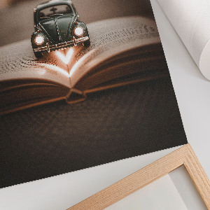 Retro poszter Kniha o dobrodružství