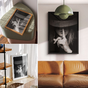 Vintage poszter Tajemná elegance