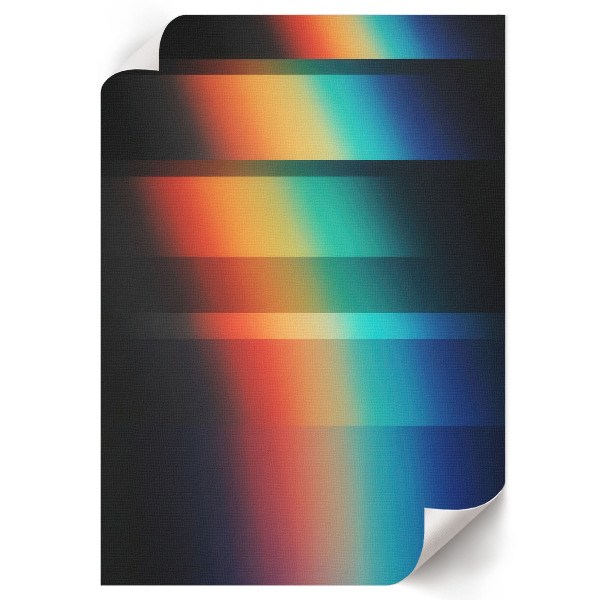 Retro poszter Barevná abstrakce