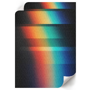 Retro poszter Barevná abstrakce