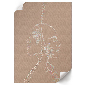 Retro poszter Lineární plochy