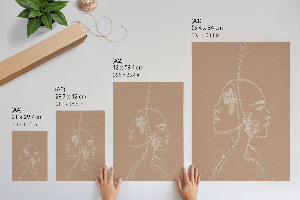 Retro poszter Lineární plochy