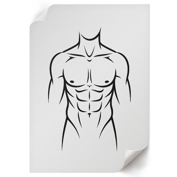 Poszter kép Minimalistická silueta