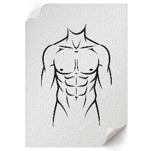 Poszter kép Minimalistická silueta