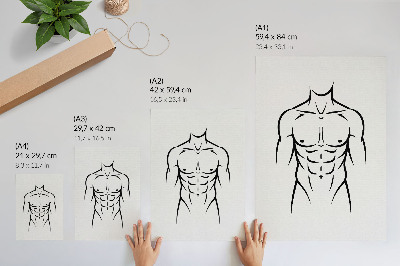Poszter kép Minimalistická silueta