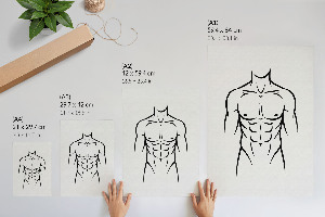 Poszter kép Minimalistická silueta