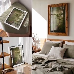 Retro poszter Lesní klid