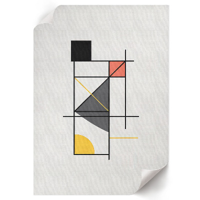 Retro plakát Stylová geometrie