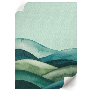 Poszter kép Zelené kopce