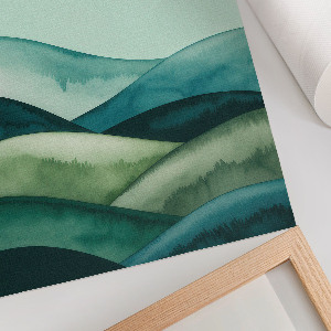 Poszter kép Zelené kopce