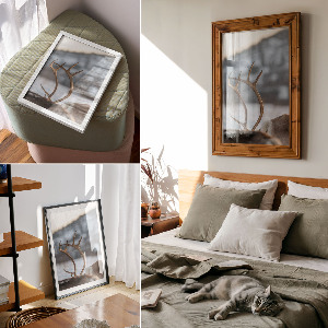 Vintage poszter Zimní sob