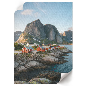 Retro poszter Horská osada