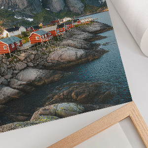 Retro poszter Horská osada