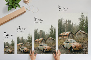 Retro plakát Autonehoda