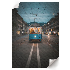 Vintage poszter Městská tramvaj