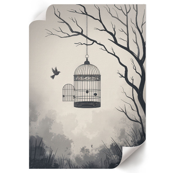 Retro plakát Únik z přírody