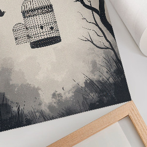 Retro plakát Únik z přírody