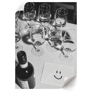 Vintage poszter Sklenice na víno