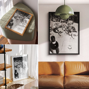 Vintage poszter Sklenice na víno