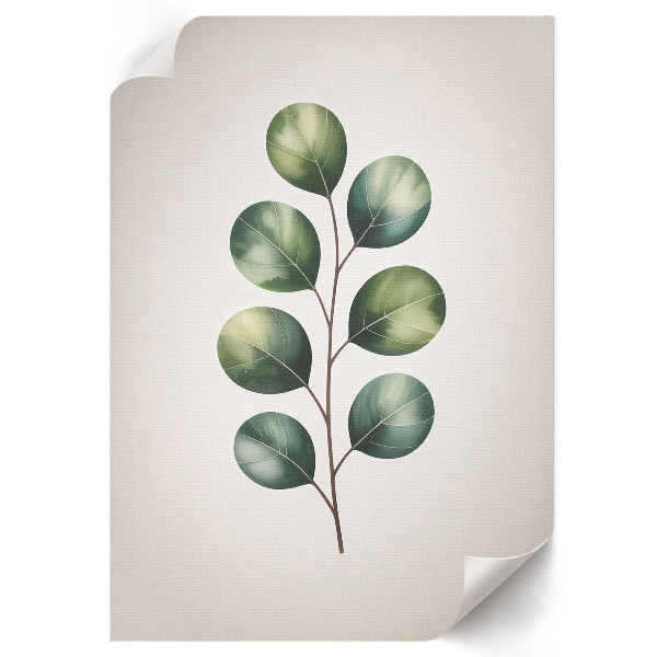 Poszter kép Zelené listy