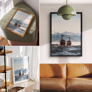 Poszter kép Zimní krajina