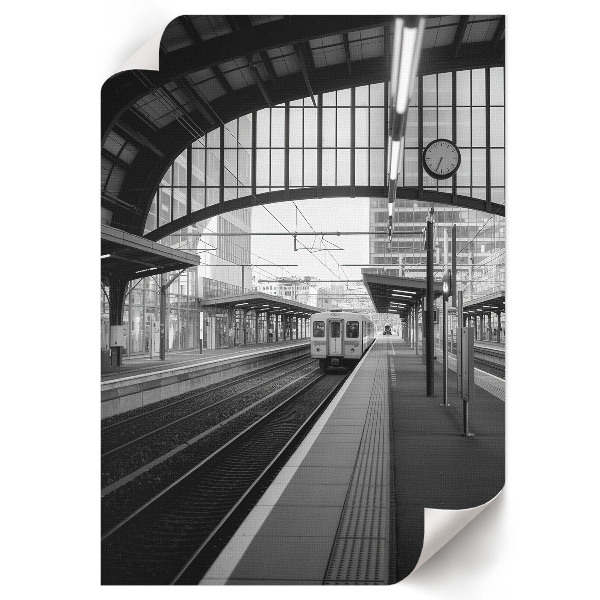 Vintage poszter Městské nádraží