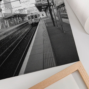 Vintage poszter Městské nádraží