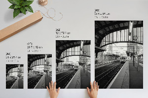 Vintage poszter Městské nádraží