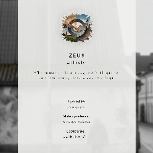 Retro poszter Zimní krajina