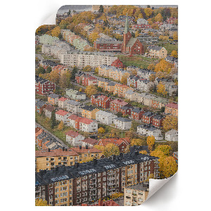 Retro plakát Malebné město