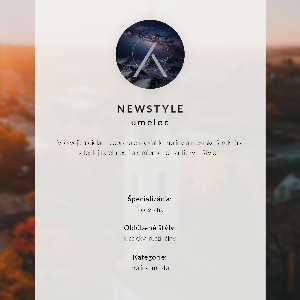 Retro plakát Malebné město