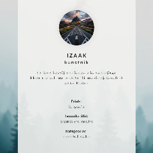 Vintage poszter Zimní krajina