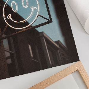 Retro plakát Neonový úsměv