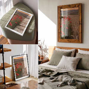 Poszter kép Mák a obilí