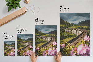 Retro plakát Klidná krajina