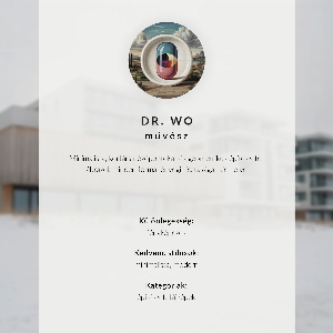 Retro plakát Zimní panorama