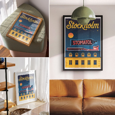 Poszter kép Stockholmský plakát