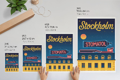 Poszter kép Stockholmský plakát