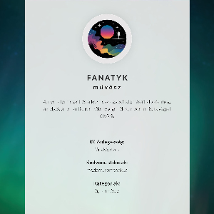 Retro poszter Severní polární záře