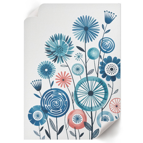 Retro plakát Květinové aranžmá