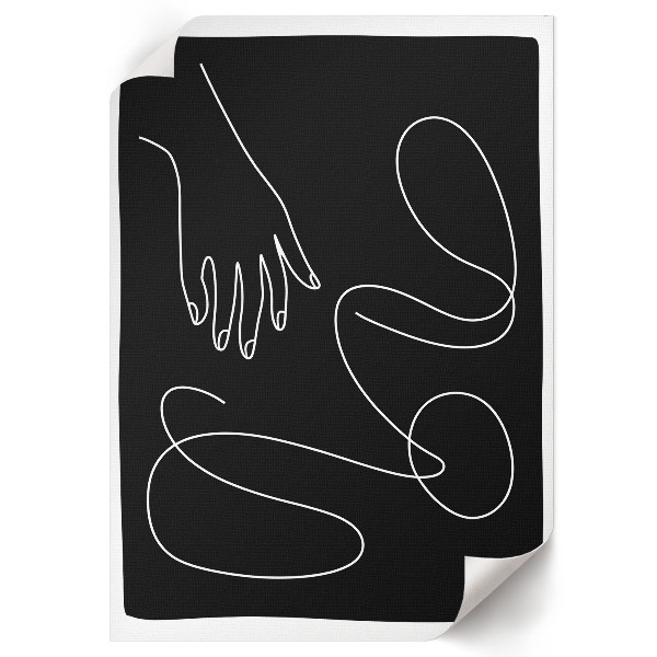 Retro poszter Abstraktní linie