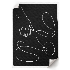 Retro poszter Abstraktní linie